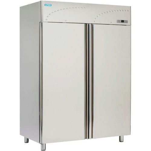 ALPFRIGO CM 1400 SS Hűtőszekrény, rozsdamentes, kétajtós, 1300 literes, GN2/1 belmérettel