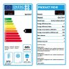 Tefcold GUC70 Hűtőszekrény rozsdamentes burkolattal, GN2/1, 544/507 literes