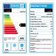 Tefcold GUC70 Hűtőszekrény rozsdamentes burkolattal, GN2/1, 544/507 literes