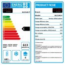 Tefcold GUC140 Hűtőszekrény rozsdamentes burkolattal, GN2/1, kétajtós, 1166/1056 literes