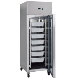   Maxima 09400002 Halhűtő szekrény, rozsdamentes, bruttó 600 literes, 7 db rekesszel (60x40cm)