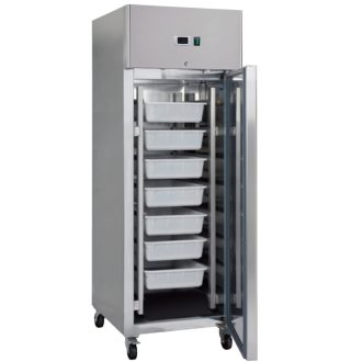  Maxima 09400002 Halhűtő szekrény, rozsdamentes, bruttó 600 literes, 7 db rekesszel (60x40cm)