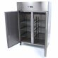 Maxima 09400040 Hűtőszekrény, rozsdamentes, kétajtós, 800 literes, GN1/1 kompatibilis belmérettel