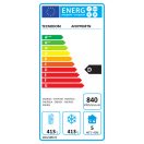 Hűtőszekrény, rozsdamentes, 700 literes, GN2/1 belmérettel – Tecnodom AF07PKMTN