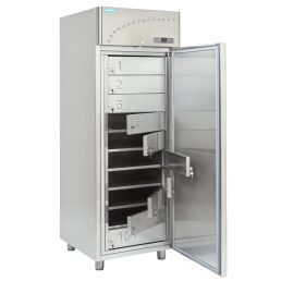   ALPFRIGO CM 700 KAMP SS Közösségi hűtőszekrény, rozsdamentes, 10 rekeszes, 650 literes