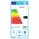 Fagyasztószekrény, roszdamentes, GN2/1 belmérettel, 670/455L – gastroCOOL MBF8113