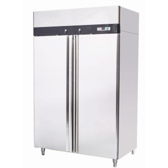   Fagyasztószekrény, kétajtós, roszdamentes, GN2/1 belmérettel, 1240/940L – gastroCOOL MBF8114