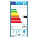 Fagyasztószekrény, kétajtós, roszdamentes, GN2/1 belmérettel, 1240/940L – gastroCOOL MBF8114