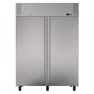   Fagyasztószekrény rozsdamentes acél burkolattal, kétajtós, 1252L, GN2/1 – BOLARUS Basic F1400 INOX