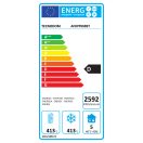 Fagyasztószekrény, rozsdamentes, 700 literes, GN2/1 belmérettel – Tecnodom AF07PKMBT
