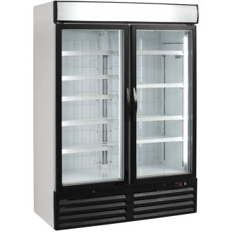   Tefcold NF5000G Üvegajtós fagyasztóvitrin, kétajtós, 1149/930 literes