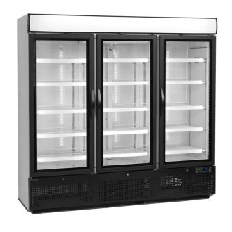   Tefcold NF7500G Üvegajtós fagyasztóvitrin, háromajtós, 1784/1657 literes