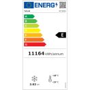 Tefcold NF7500G Üvegajtós fagyasztóvitrin, háromajtós, 1784/1657 literes