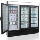 Tefcold NF7500G Üvegajtós fagyasztóvitrin, háromajtós, 1784/1657 literes