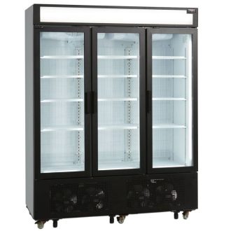   Tefcold UFSC1600GCP Üvegajtós fagyasztóvitrin, háromajtós, 1252/891 literes