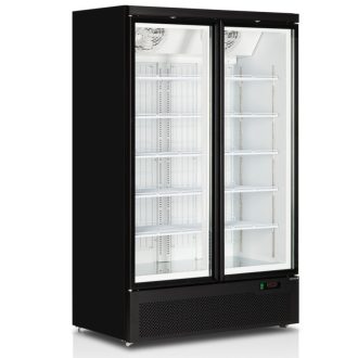   Tefcold Atom Maxi F2DB Üvegajtós fagyasztóvitrin, kétajtós, 1006/702 literes, nyílóajtós