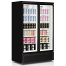 Tefcold Atom Maxi F2DB Üvegajtós fagyasztóvitrin, kétajtós, 1006/702 literes, nyílóajtós