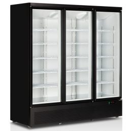   Tefcold Atom Maxi F3DB Üvegajtós fagyasztóvitrin, háromajtós, 1563/1090 literes, nyílóajtós