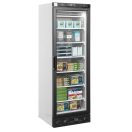 Tefcold UFSC371G Üvegajtós fagyasztóvitrin, fehér, 300/270 literes (jobbra nyiló ajtóval)