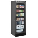 Tefcold UFSC371G BLACK Üvegajtós fagyasztóvitrin, fekete, 300/270 literes (jobbra nyiló ajtóval)