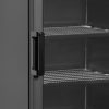 Tefcold UFSC371G BLACK Üvegajtós fagyasztóvitrin, fekete, 300/270 literes (jobbra nyiló ajtóval)