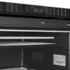 Tefcold UFSC371G BLACK L/H Üvegajtós fagyasztóvitrin, fekete, 300/270 literes (balra nyiló ajtóval)
