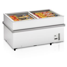   Tefcold SSF150 Üveg tolótetős fagyasztóláda, sík üvegtetővel, 597/459 literes