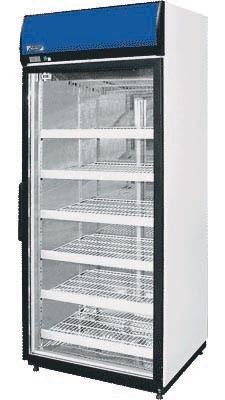Hűtőszekrény üvegajtóval, felső aggregátoros, statikus hűtéssel, 480L – COLD SW-500DP A/G