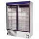 Hűtőszekrény nyíló üvegajtóval, alsó aggregátoros, statikus hűtéssel, 1212L – COLD SW-1400DP