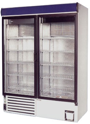 Hűtőszekrény nyíló üvegajtóval, alsó aggregátoros, statikus hűtéssel, 1385 literes – COLD SW-1600DP
