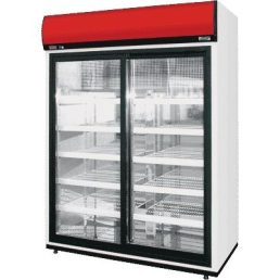   Hűtőszekrény toló üvegajtóval, felső aggregátoros, statikus hűtéssel, 1032L – COLD SW-1200DR A/G