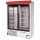 Hűtőszekrény toló üvegajtóval, elől-hátul üvegezett, alsó aggregátoros, ventilációs hűtéssel, 1109L – COLD SW-1400-II-DR-v