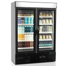 Tefcold NC5000G Üvegajtós hűtővitrin, kétajtós, 1149/1079 literes, nyílóajtós