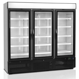   Tefcold NC7500G Üvegajtós hűtővitrin, háromajtós, 1784/1657 literes, nyílóajtós