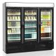 Tefcold NC7500G Üvegajtós hűtővitrin, háromajtós, 1784/1657 literes, nyílóajtós