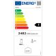 Tefcold FSC1200S Üvegajtós hűtővitrin, kétajtós, 967/645 literes, tolóajtós