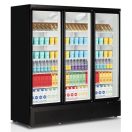Tefcold Atom Maxi C3DB Üvegajtós hűtővitrin, háromajtós, 1664/1264 literes, nyílóajtós