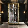 Borhűtő fal panoráma üveg burkolattal, 120 fekvő palackhoz – EXPO TV-C10