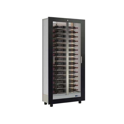 Borhűtő fal, beépíthető, 120 fekvő palackhoz – DELLA MARTA TBV-M10 + TB1-*