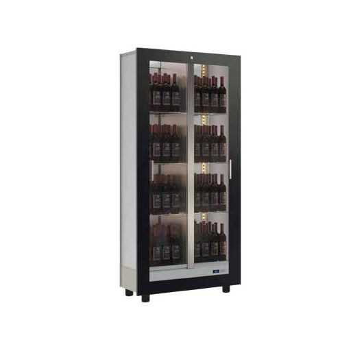 Borhűtő fal, beépíthető, 128 álló palackhoz – DELLA MARTA TBV-M13 + TB1-*