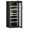 LIEBHERR WFbli 5041 Üvegajtós borhűtő borszervírozó szekrény, fekete színű, 158 palackhoz