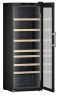 LIEBHERR WFbli 7741 Üvegajtós borhűtő borszervírozó szekrény, fekete színű, 284 palackhoz