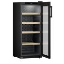 LIEBHERR WPbl 4601 Üvegajtós borhűtőszekrény, fekete színű, 166 palackhoz