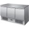 Hűtött munkaasztal, 3 ajtós, 380/254 literes – gastroCOOL ESL3851
