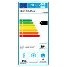 Tefcold CK7360 Hűtött munkaasztal hátsó felhajtással, GN1/1 belméret, 6 fiókkal