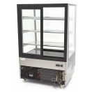 Maxima 09400842 Süteményes hűtőpult ventilációs hűtéssel, 400 literes, 900x805x1445mm
