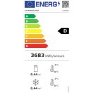 Sík üveges ventilációs hűtésű süteményespult 905x774x1381 mm – Tecnodom EVOK90V