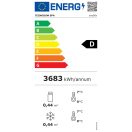 Hajlított üveges ventilációs hűtésű süteményespult 904x770x1395 mm – Tecnodom EVO90V