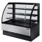 Hajlított üveges ventilációs hűtésű süteményespult 1804x770x1395 mm – Tecnodom EVO180V