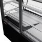   Hajlított üveges ventilációs hűtésű süteményespult 2404x770x1395 mm – Tecnodom EVO240V